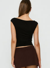 Cheirosa Off Shoulder Top Black