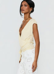 Clock Ticking Cinched Top Cream