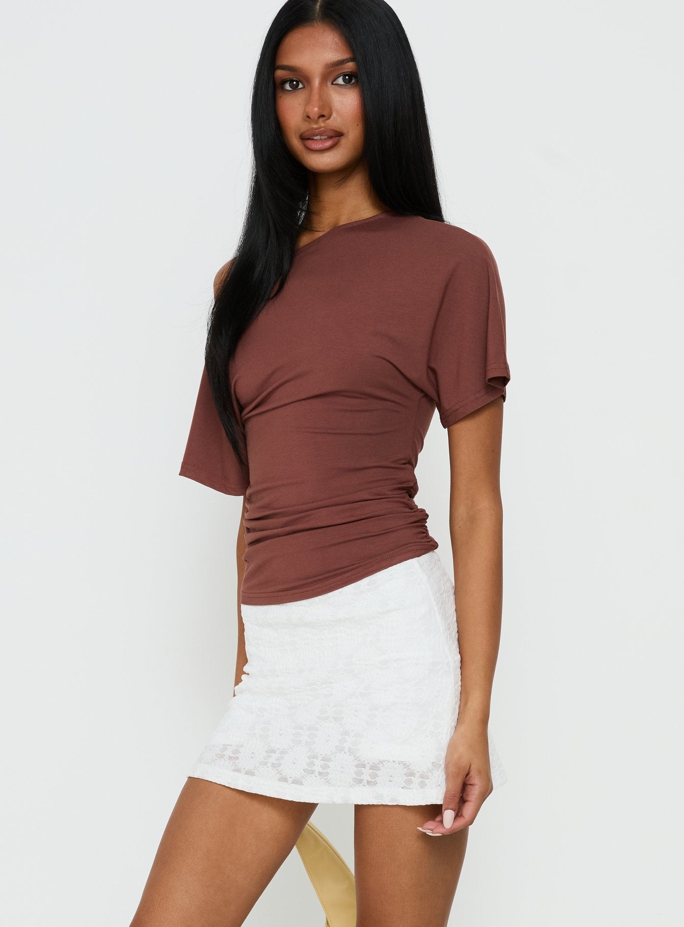 Seraphim Textured Skort White