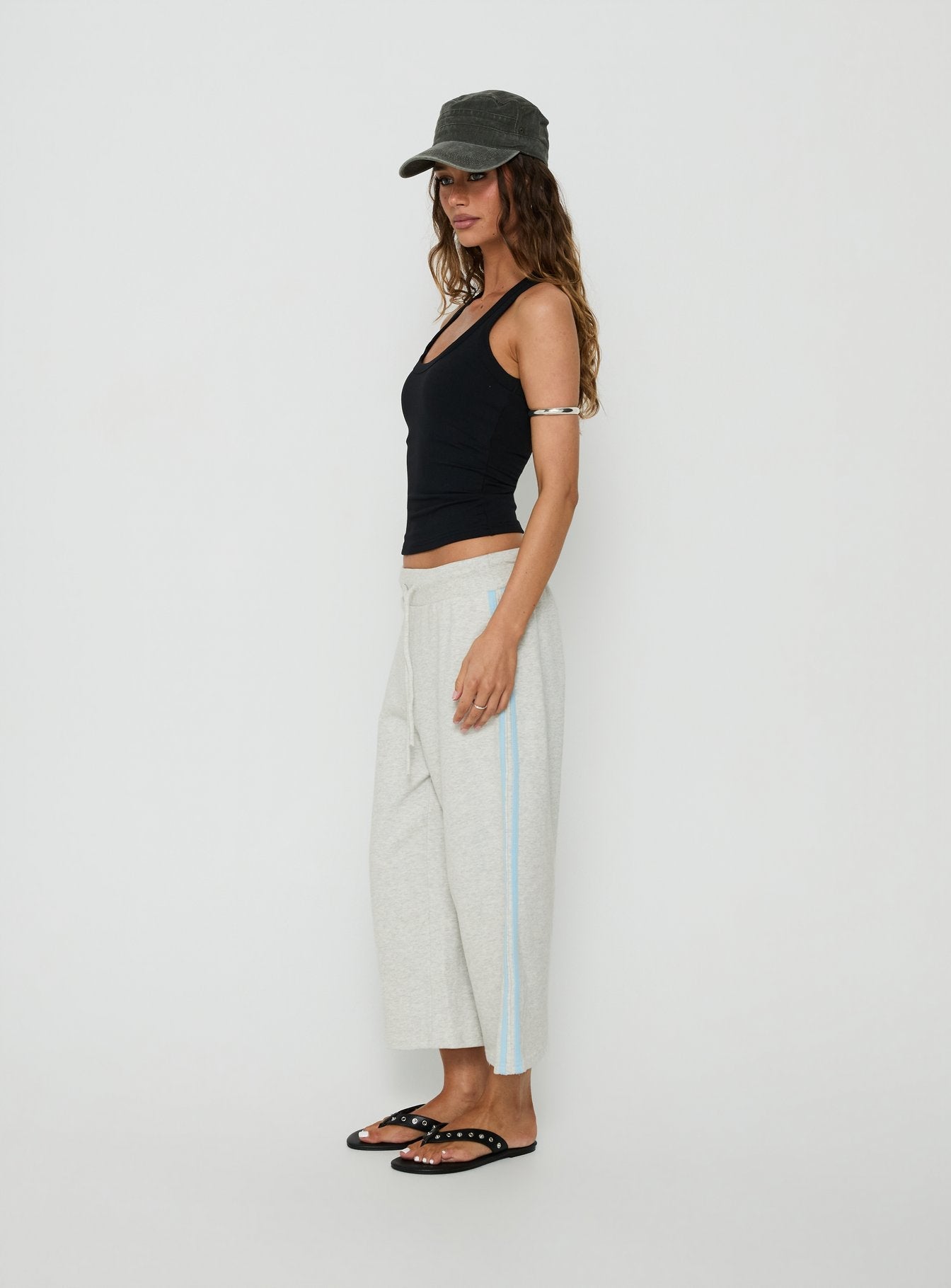Dojo 3/4 Track Pants Grey Marle