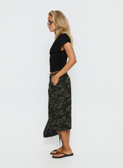 Hudsen Longline Cargo Shorts Camo