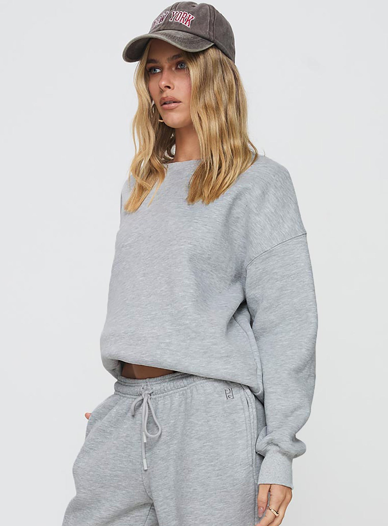 Dream Fleece Classic Crewneck Sweatshirt Grey Marle