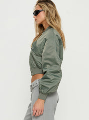 Thalya Bomber Jacket Green