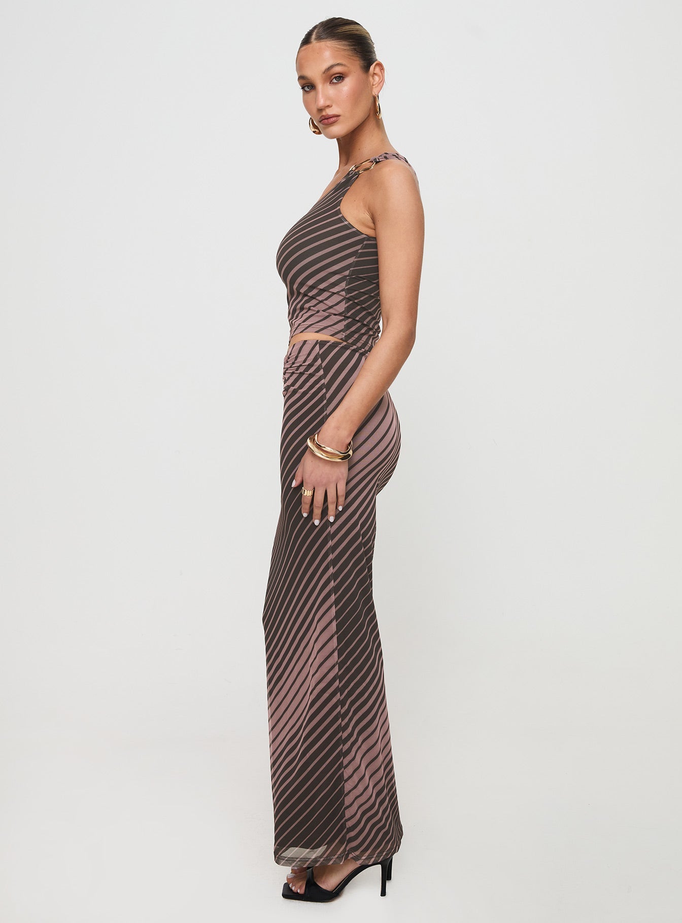 Whiley Maxi Skirt Multi Stripe