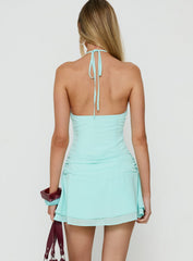 Kylianne Arrowneck Playsuit Turquoise