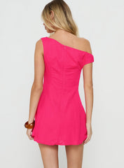 Anjela Off Shoulder Romper Pink