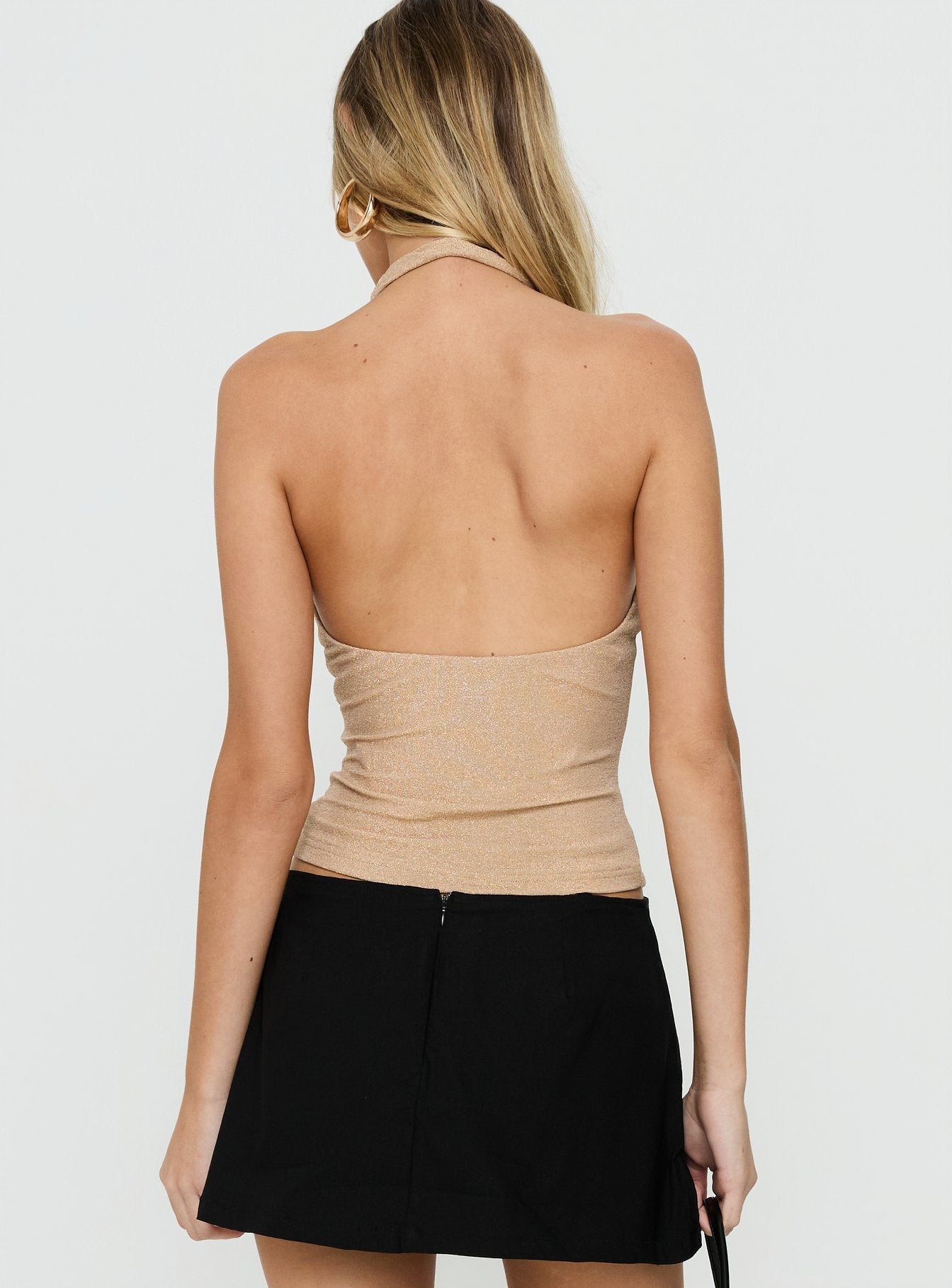 Giggle Top Gold Shimmer