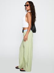 Neevie Wide Leg Pants Green