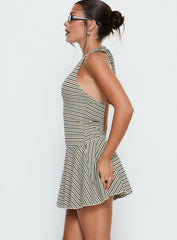 Wild Voltage Halter Playsuit Multi