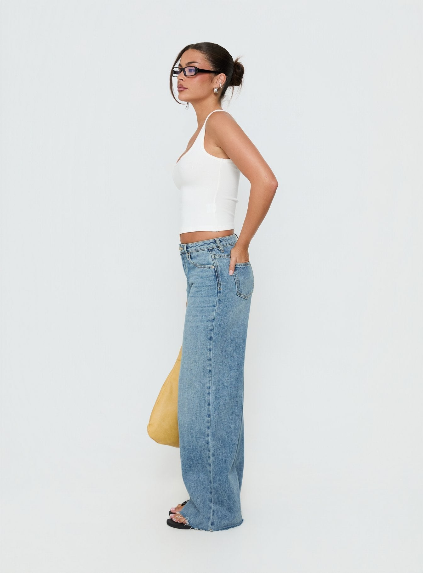 Darla Low Rise Straight Leg Jean Vintage Light Blue