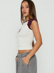 Celea Cap Sleeve Raglan Tee Multi