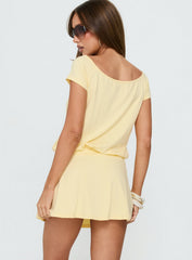 Papino Mini Dress Lemon