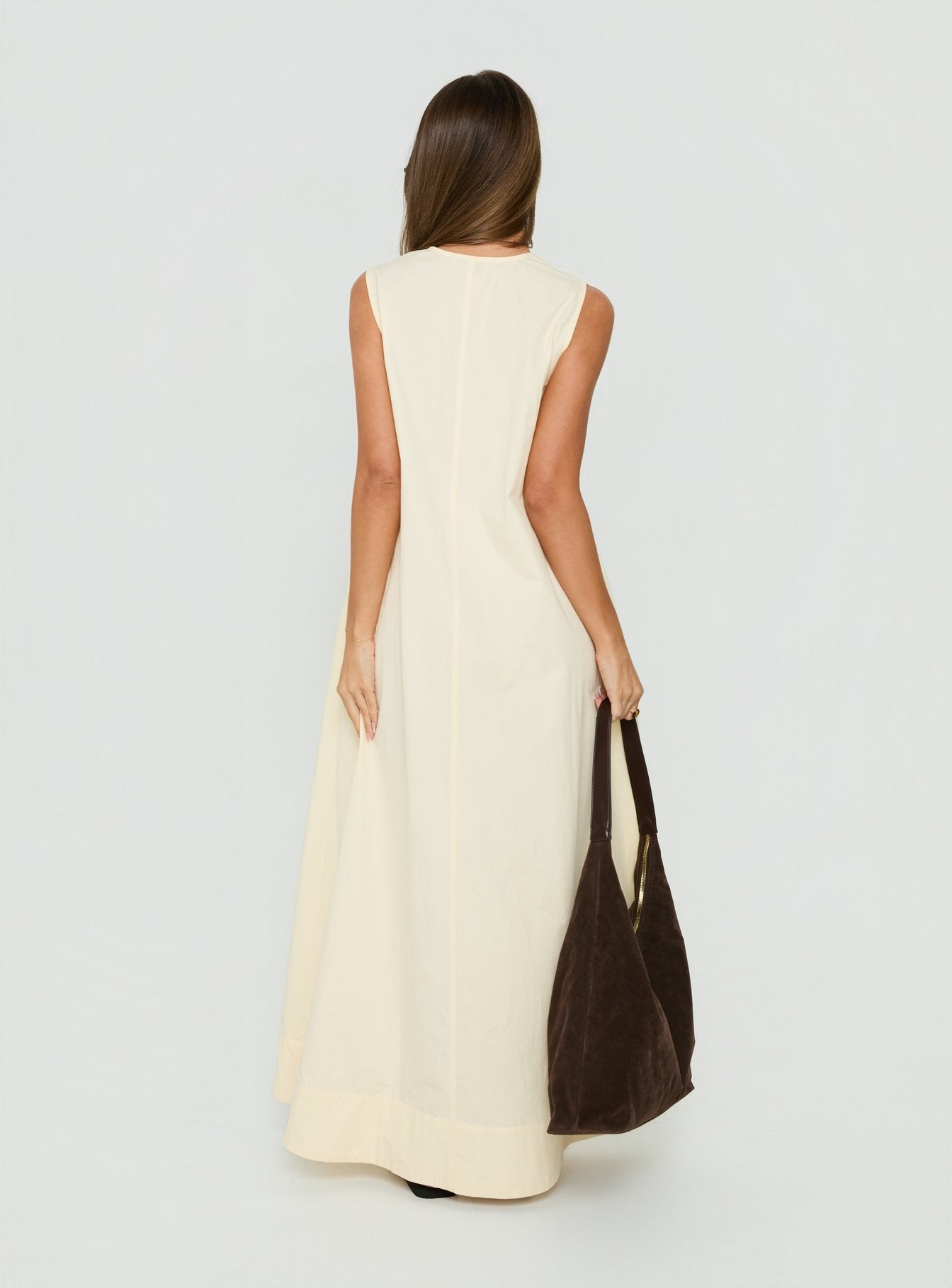 Eberta Ruched Maxi Dress Butter