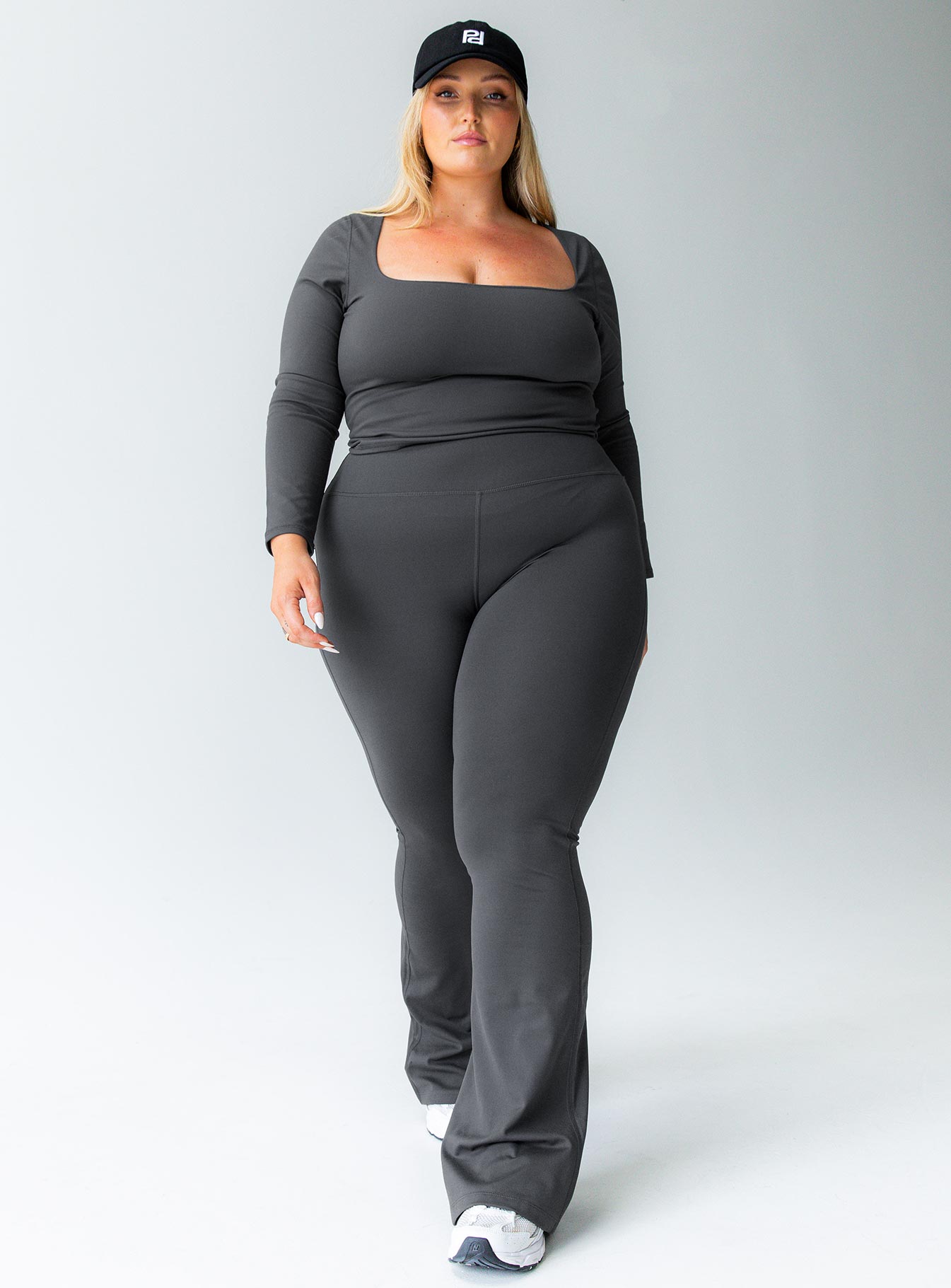 Integrity Activewear Yoga Pants Grey Curve