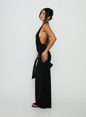 Ascenza Studded Racerback Maxi Dress Black