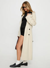 Soho Trench Coat Beige