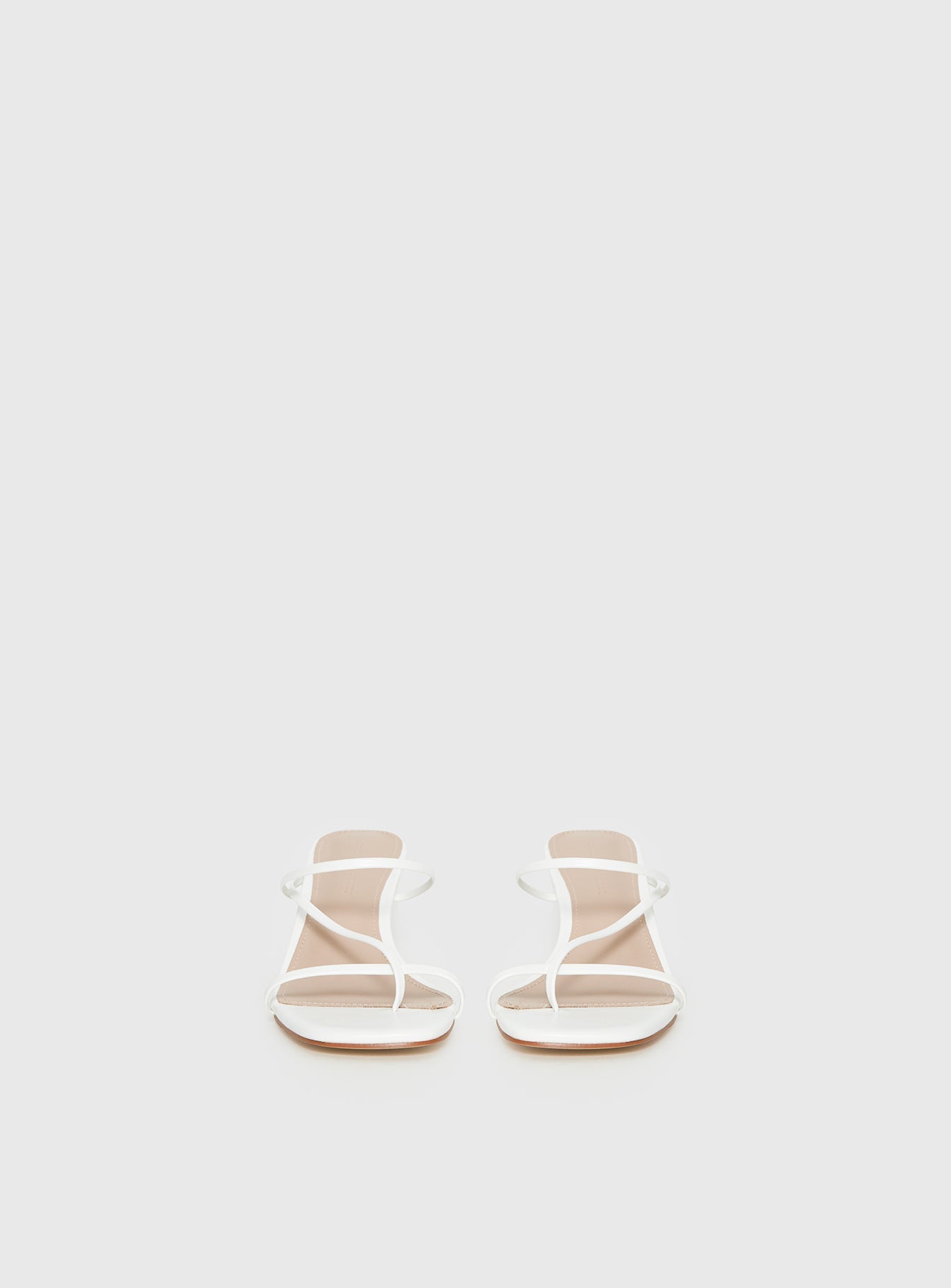 The Becka Heels White