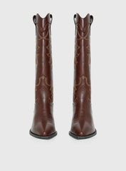 Billini Evalynn Cowboy Boots Fudge