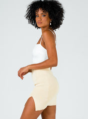 The Lola Mini Skirt Ecru