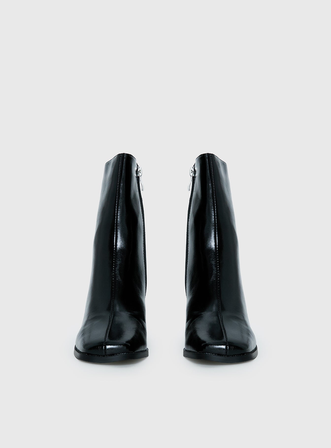 Zilah Heeled Ankle Boots Black
