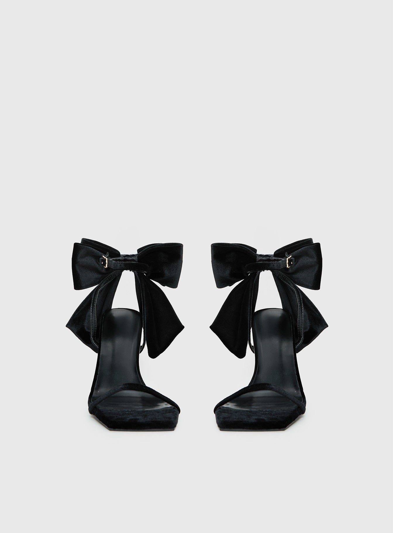 Billini Elesa Bow Detail Stiletto Heels Black
