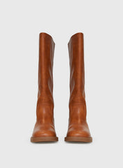 Madisson Knee High Boots Brown