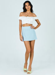 Selby Mini Skirt Blue