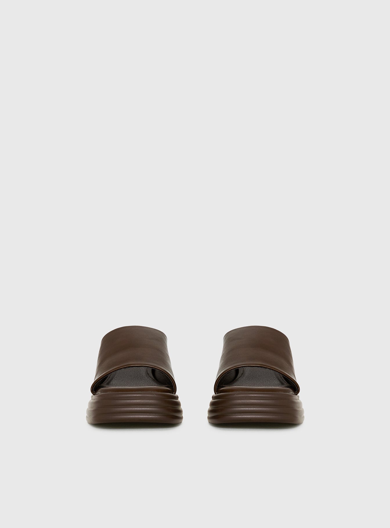 Therapy Flaunt Platform Sandals Brown