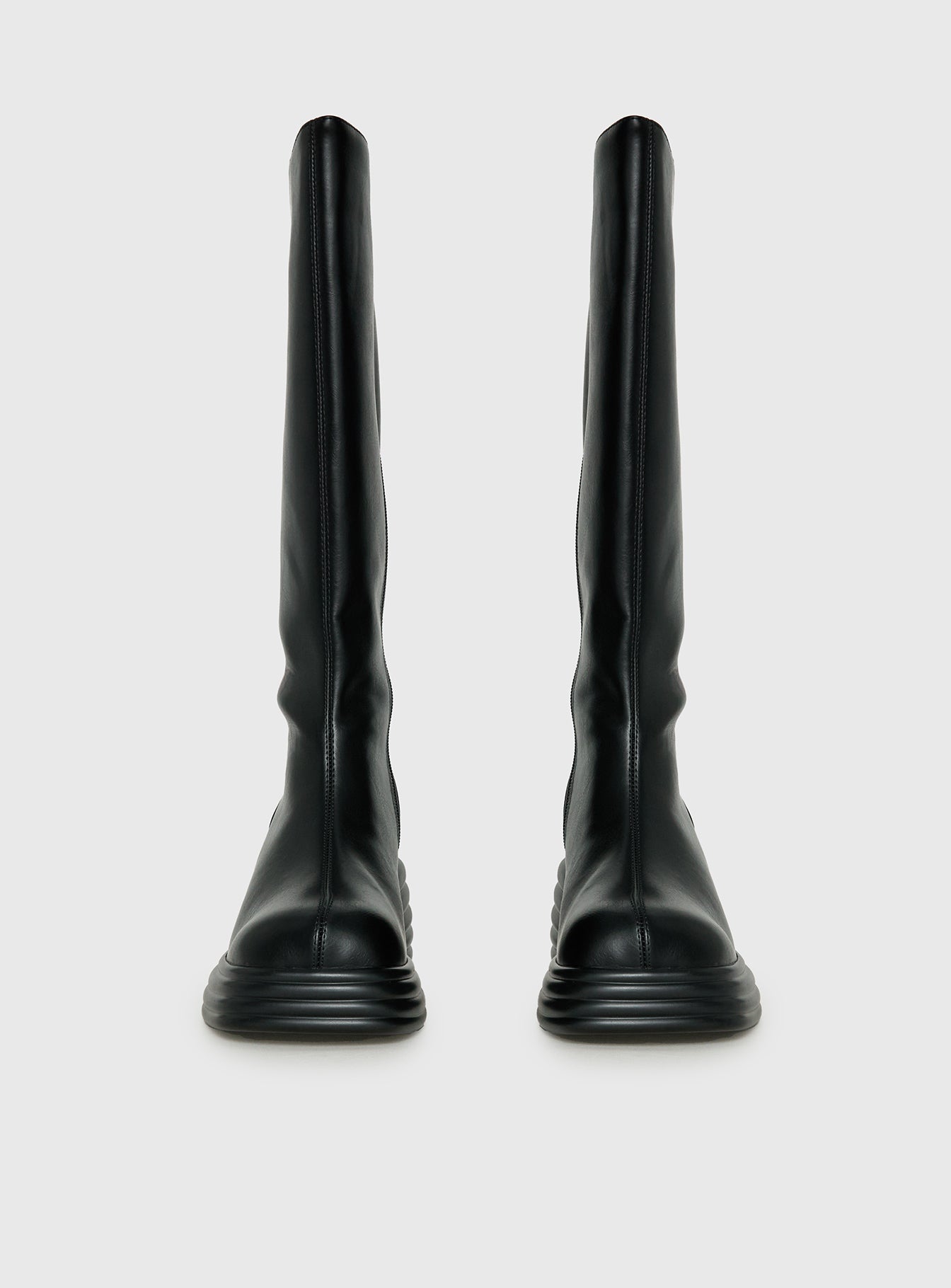 Therapy Frequency Knee High Boots Black