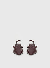 Therapy Irving Slingback Heels Burgundy