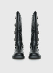 Buckle Down Boots Black