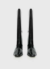 Dance For You Knee High Boots Black