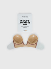 U-Shape Backless Bra Beige