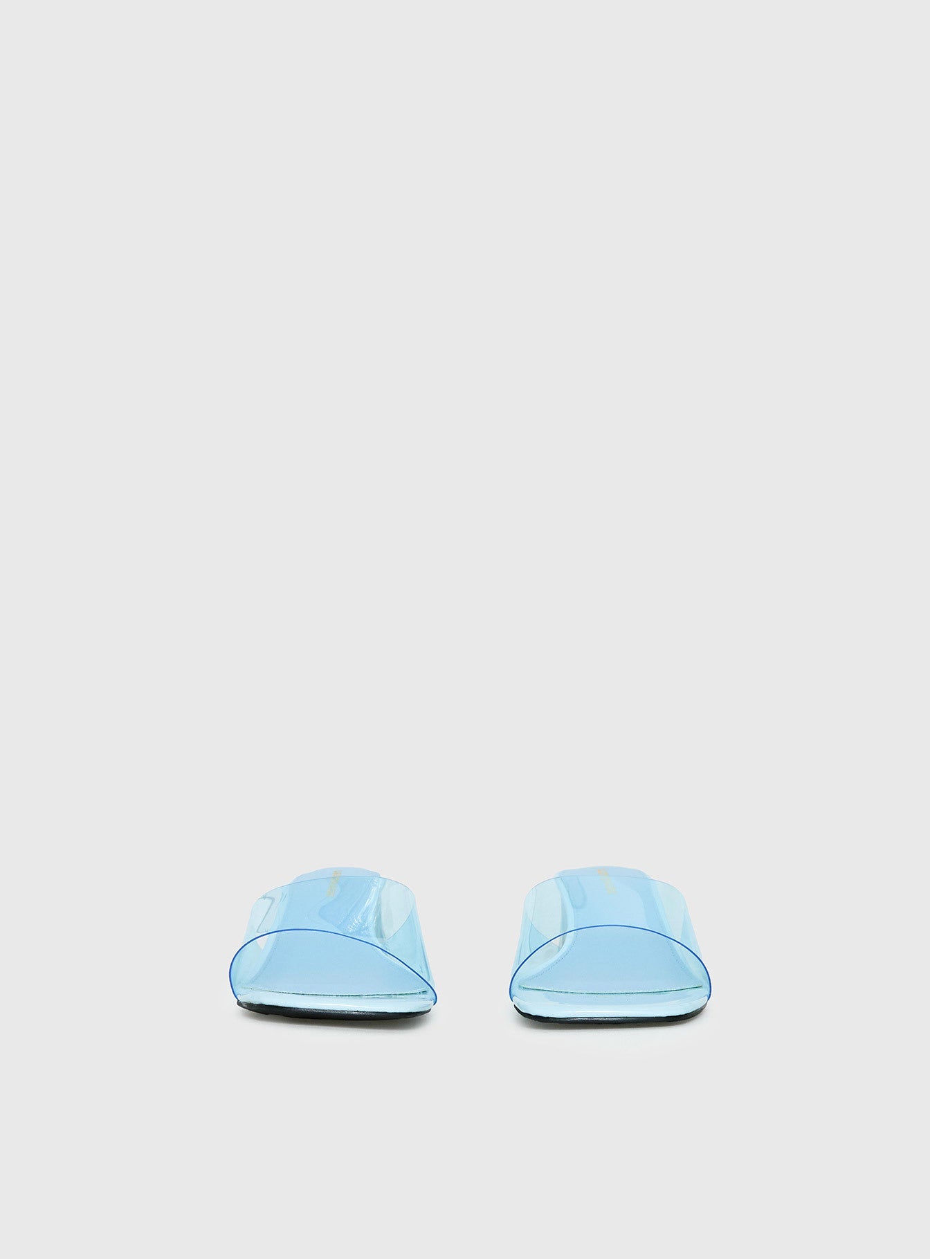 Uchee Clear Wedge Heels Blue