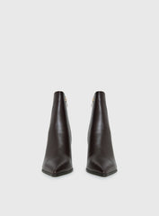 Billini Yordan Pointed Toe Ankle Boots Dark Cacao