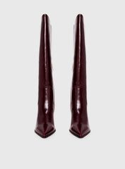 Billini Yasma Knee High Boots Berry Shine