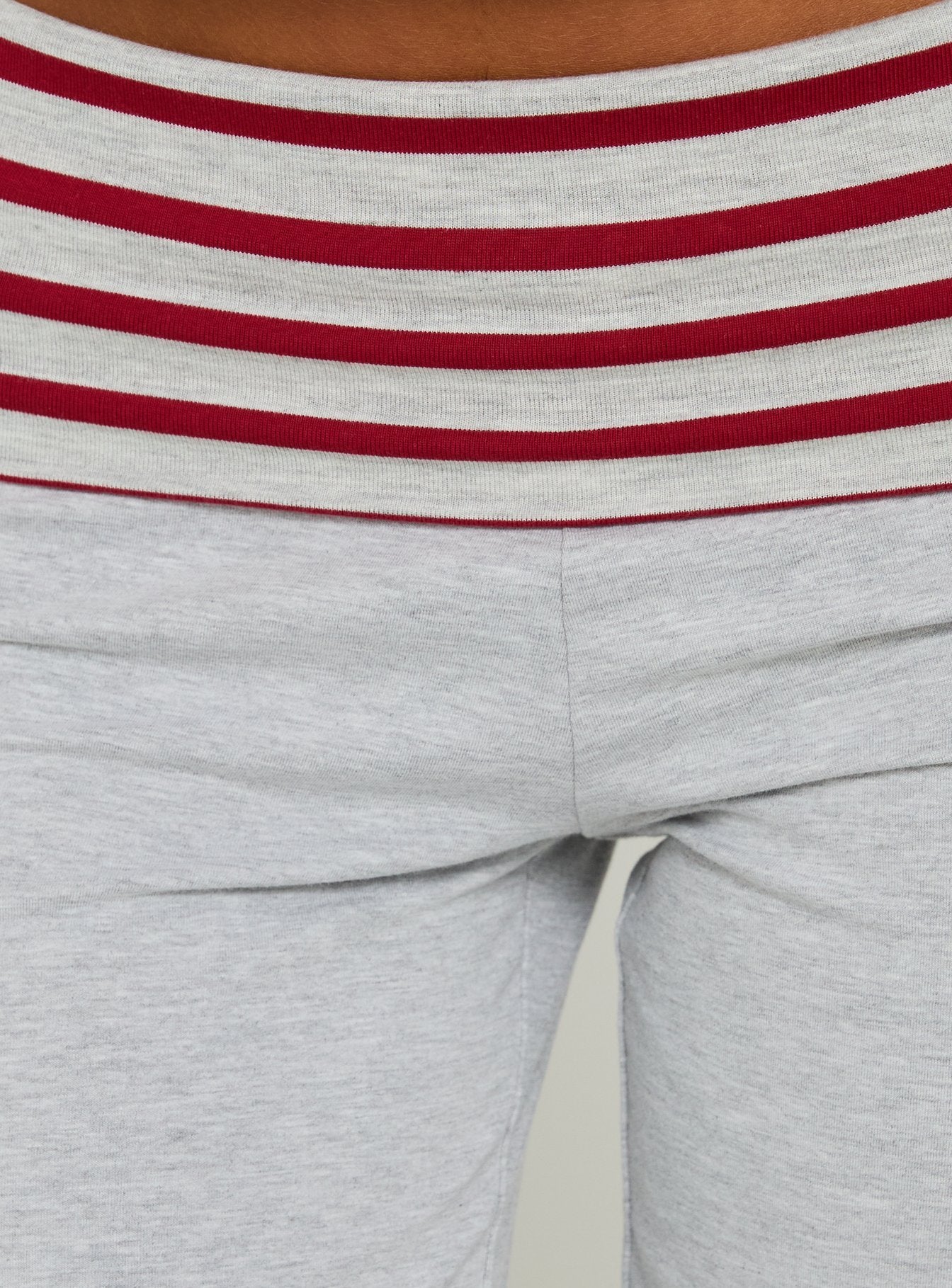 Jetset Pants Grey / Red Stripe