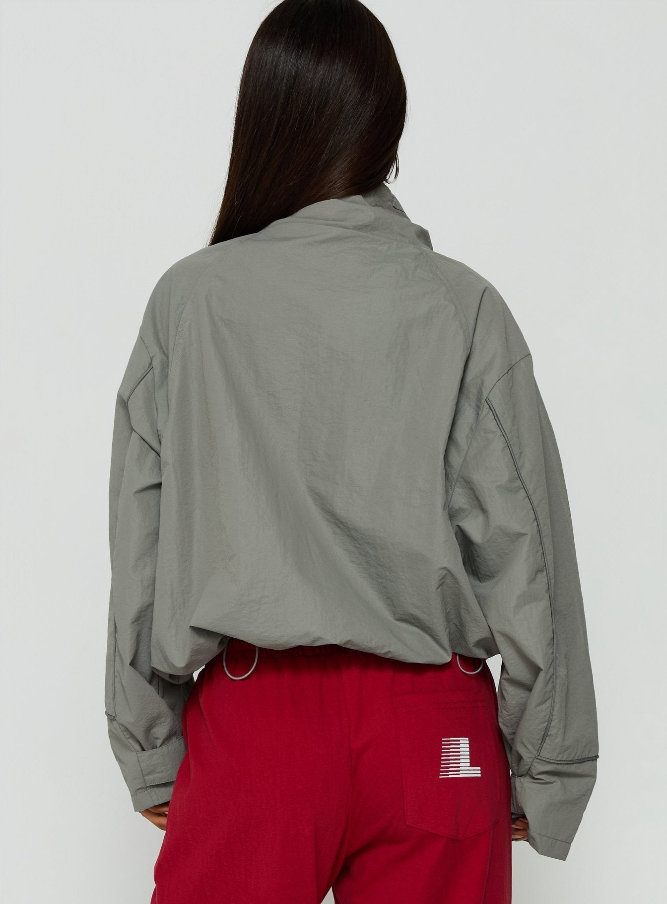 Shoreline Windbreaker Jacket Grey