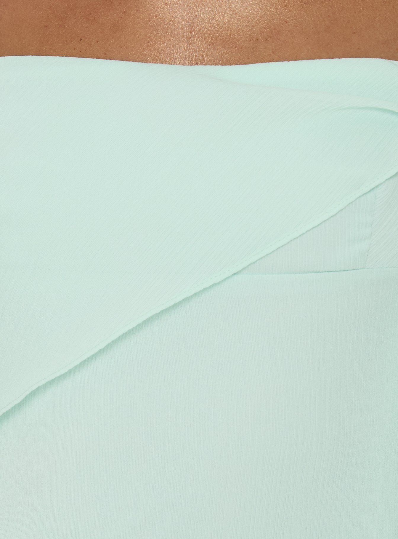 Massey Bust Draping Low Back Midi Dress Aqua
