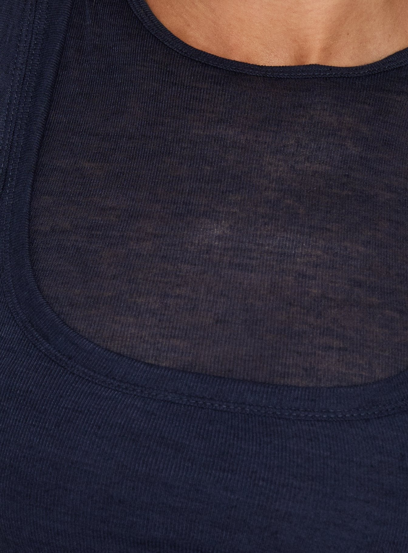 In Time Layered Top Navy