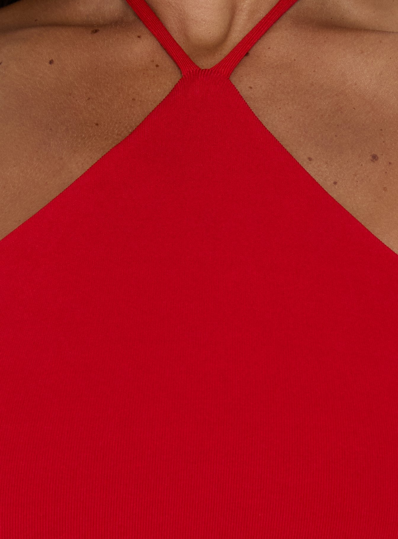 Kylianne Arrowneck Playsuit Red