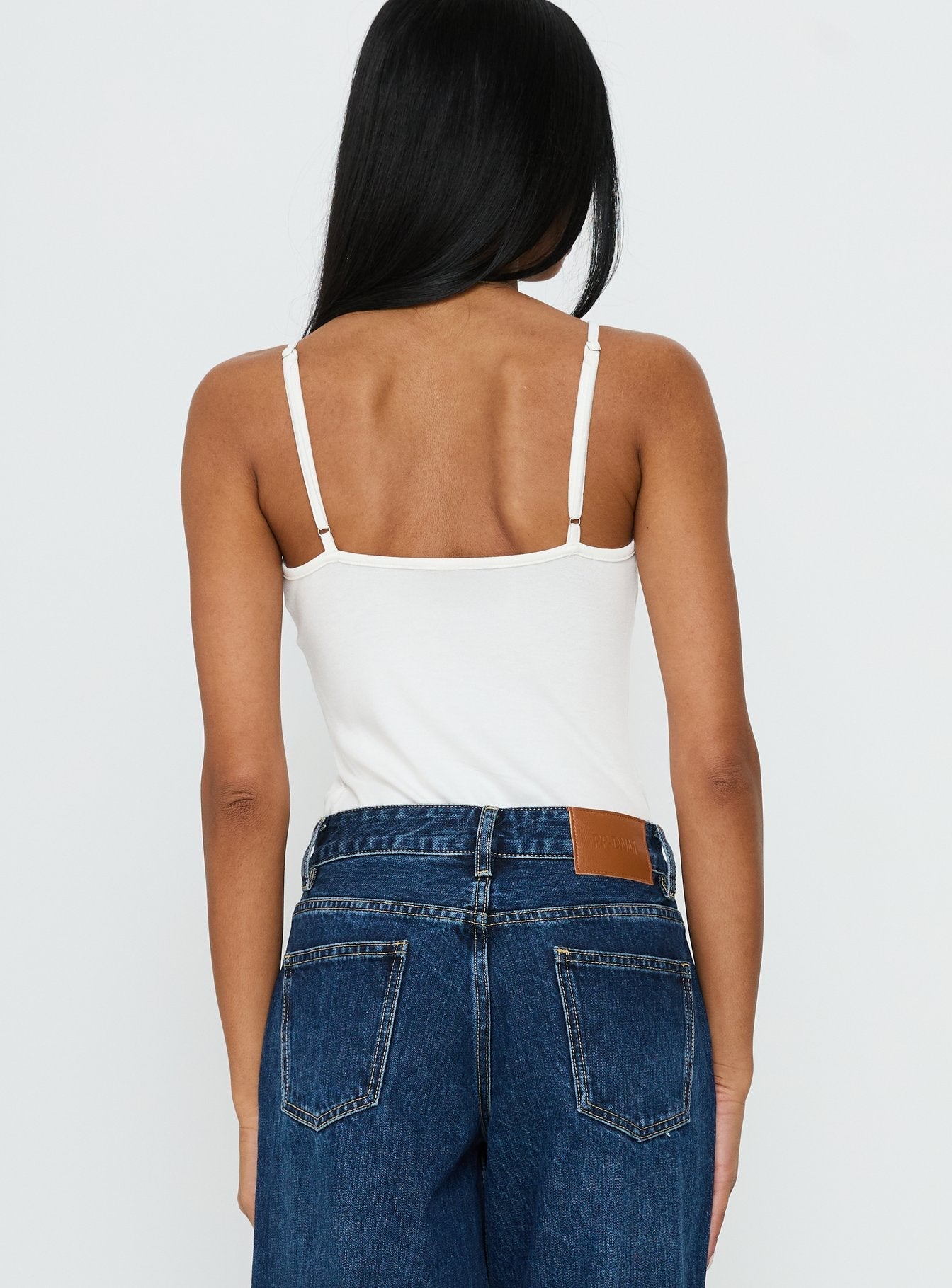 Nerisse Keyhole Bodysuit White