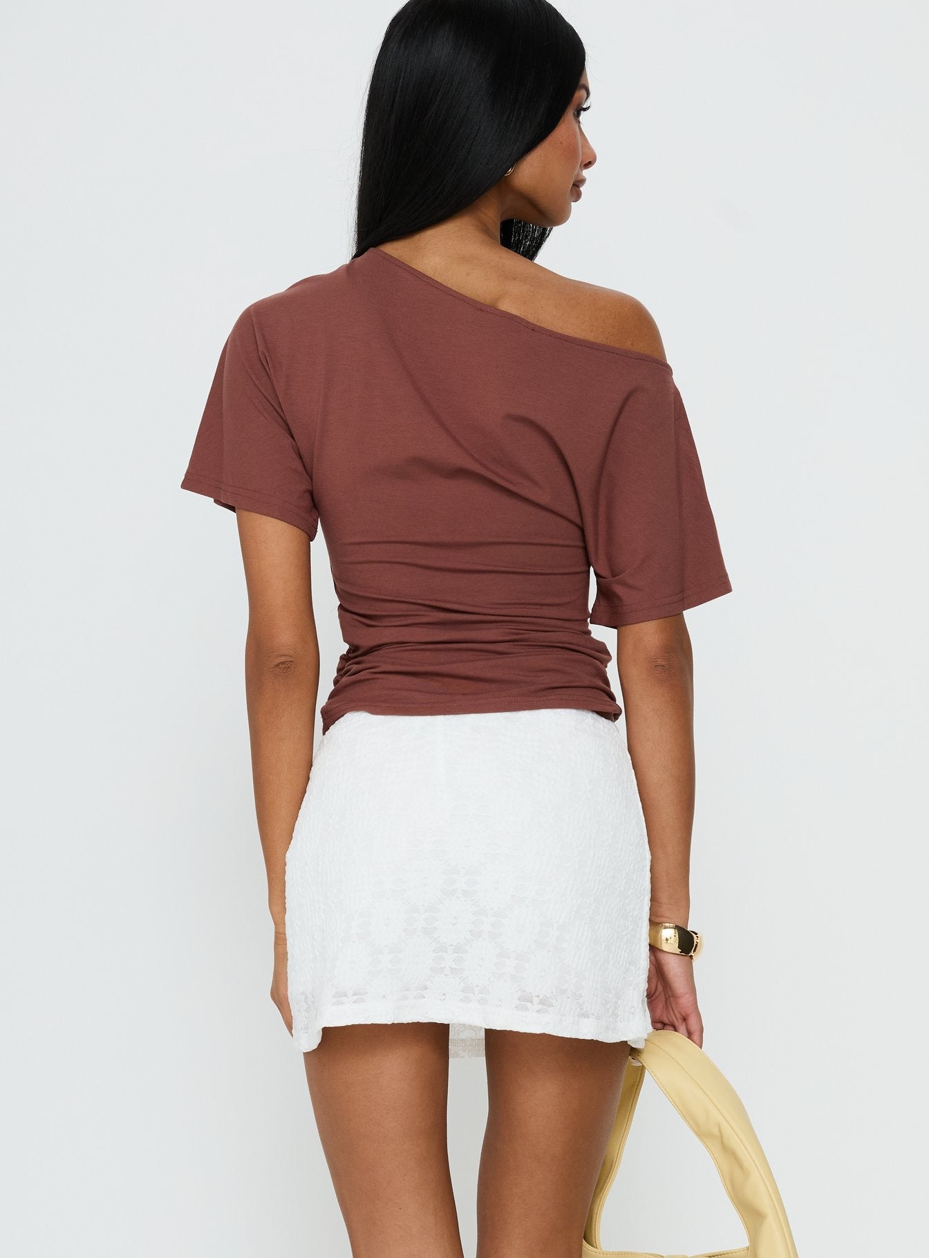 Seraphim Textured Skort White