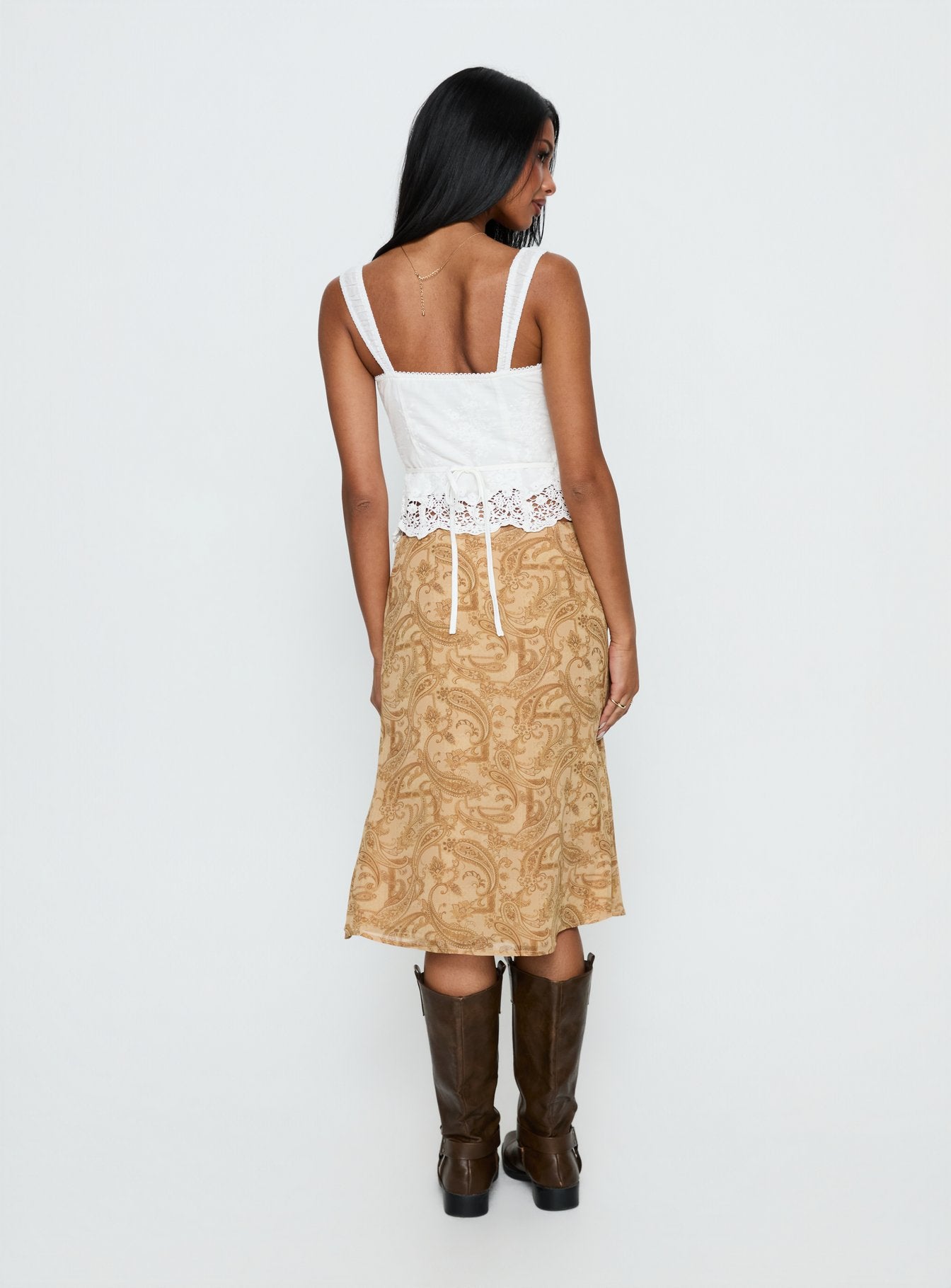 Moses Midi Skirt Paisley
