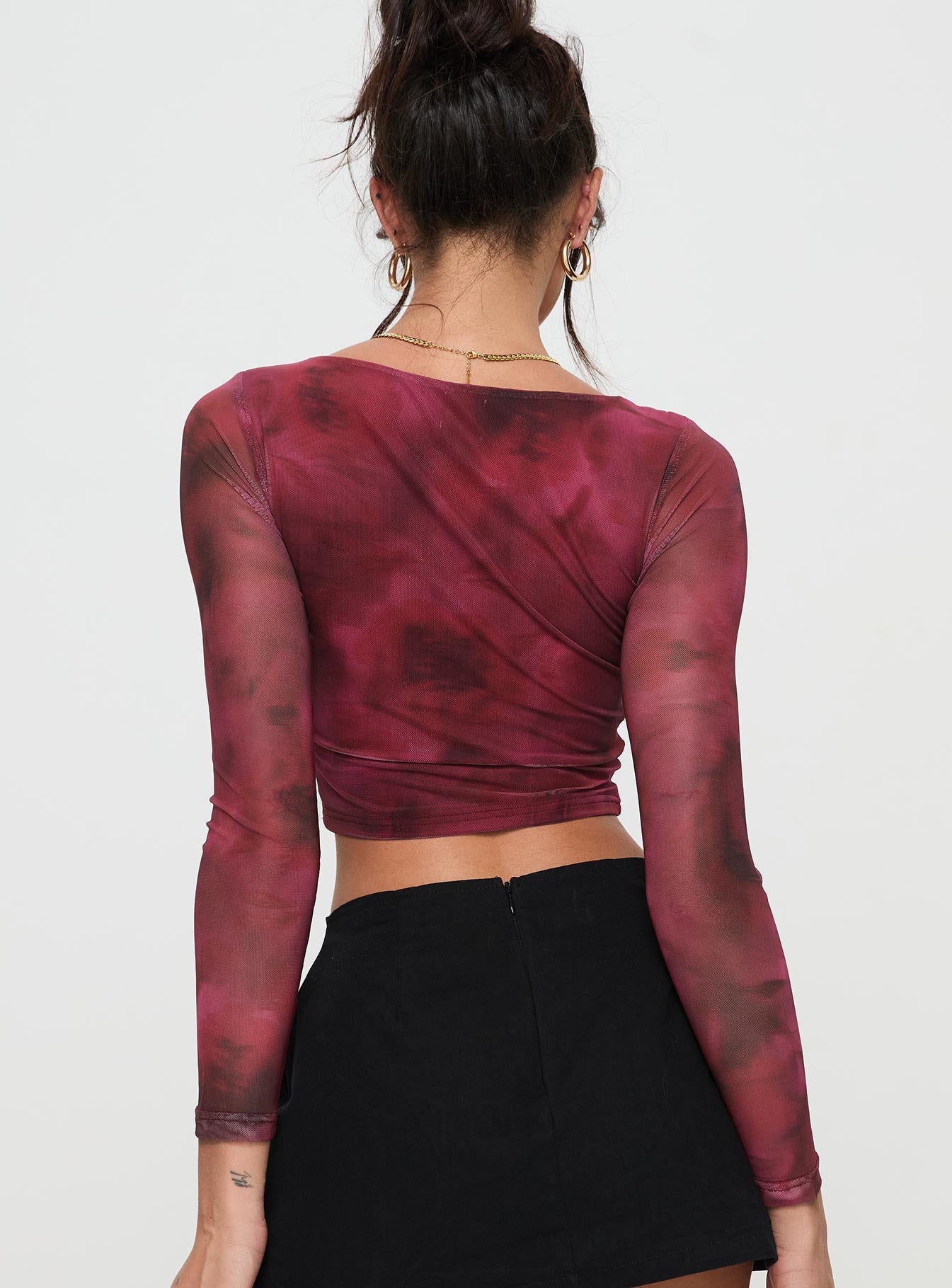 Stilla Long Sleeve Top Red