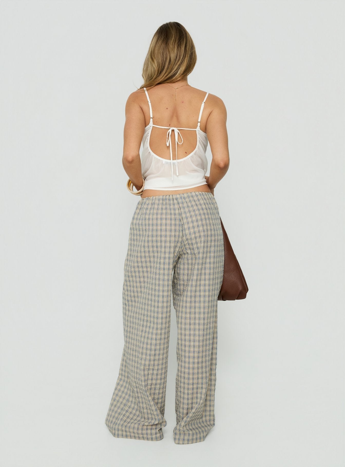 Lunea Concealed Waistband Pants Multi Check