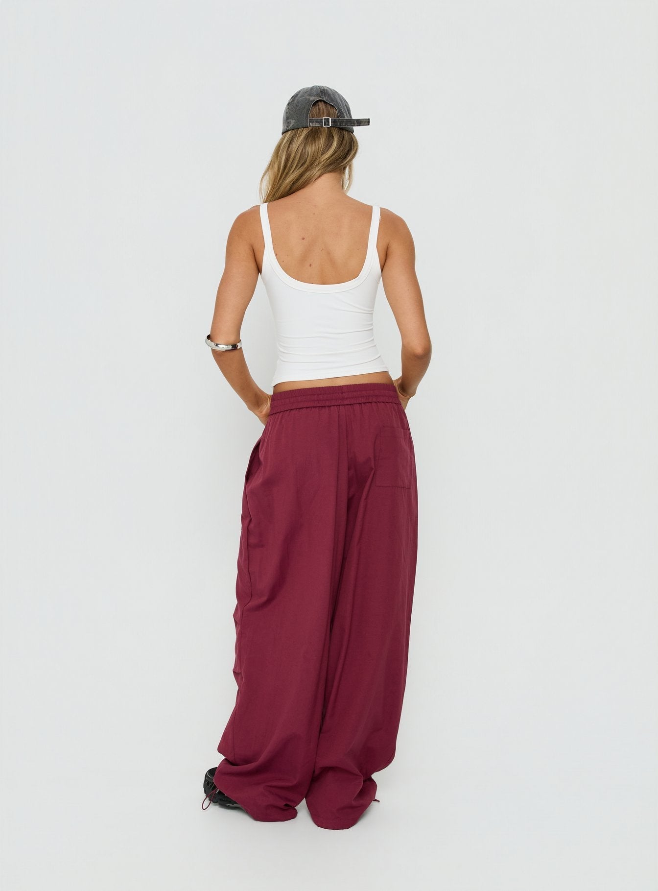 Mankind Baggy Cargo Pants Red