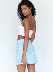 Selby Mini Skirt Baby Blue