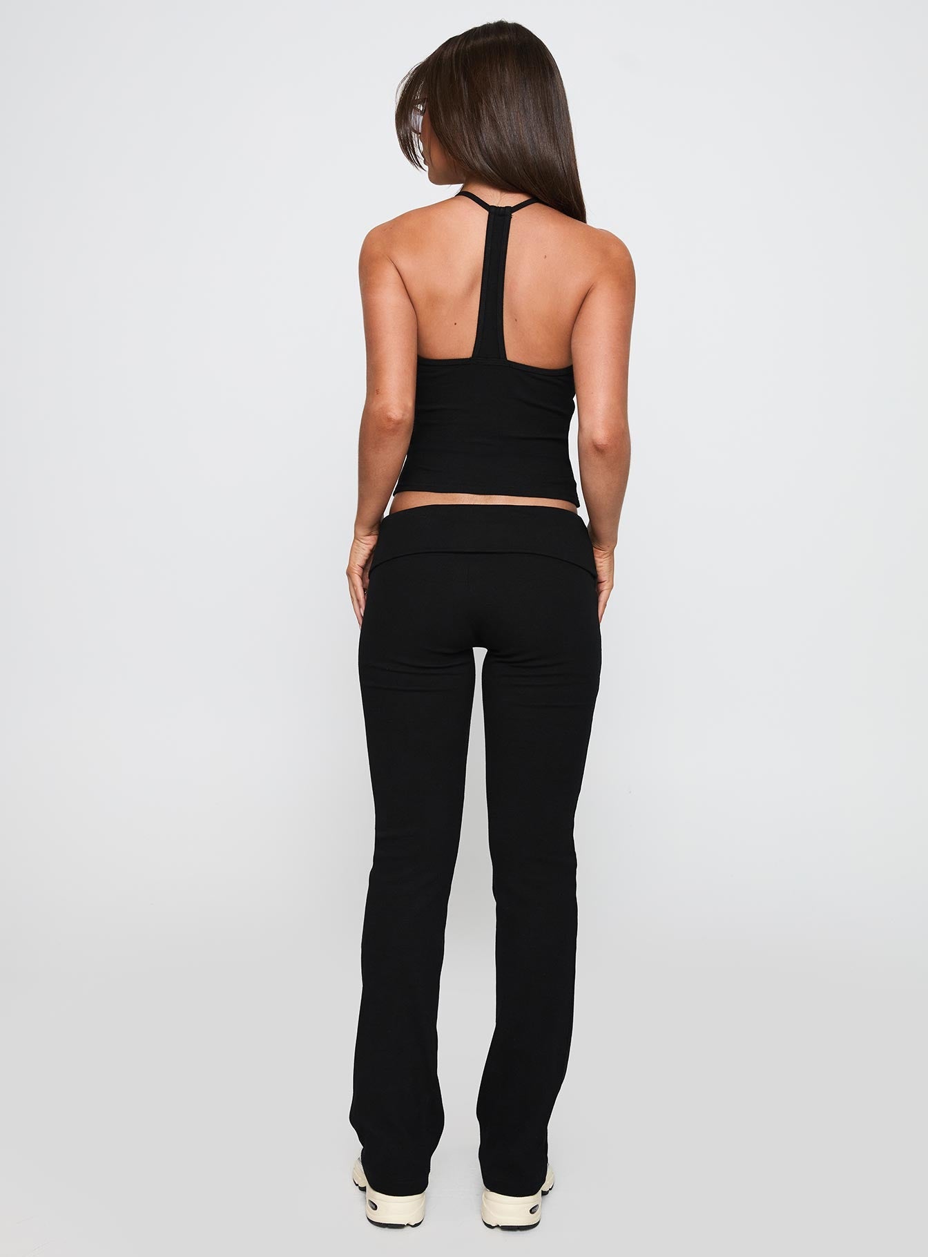 Truth Be Told Straight Leg Pant Black