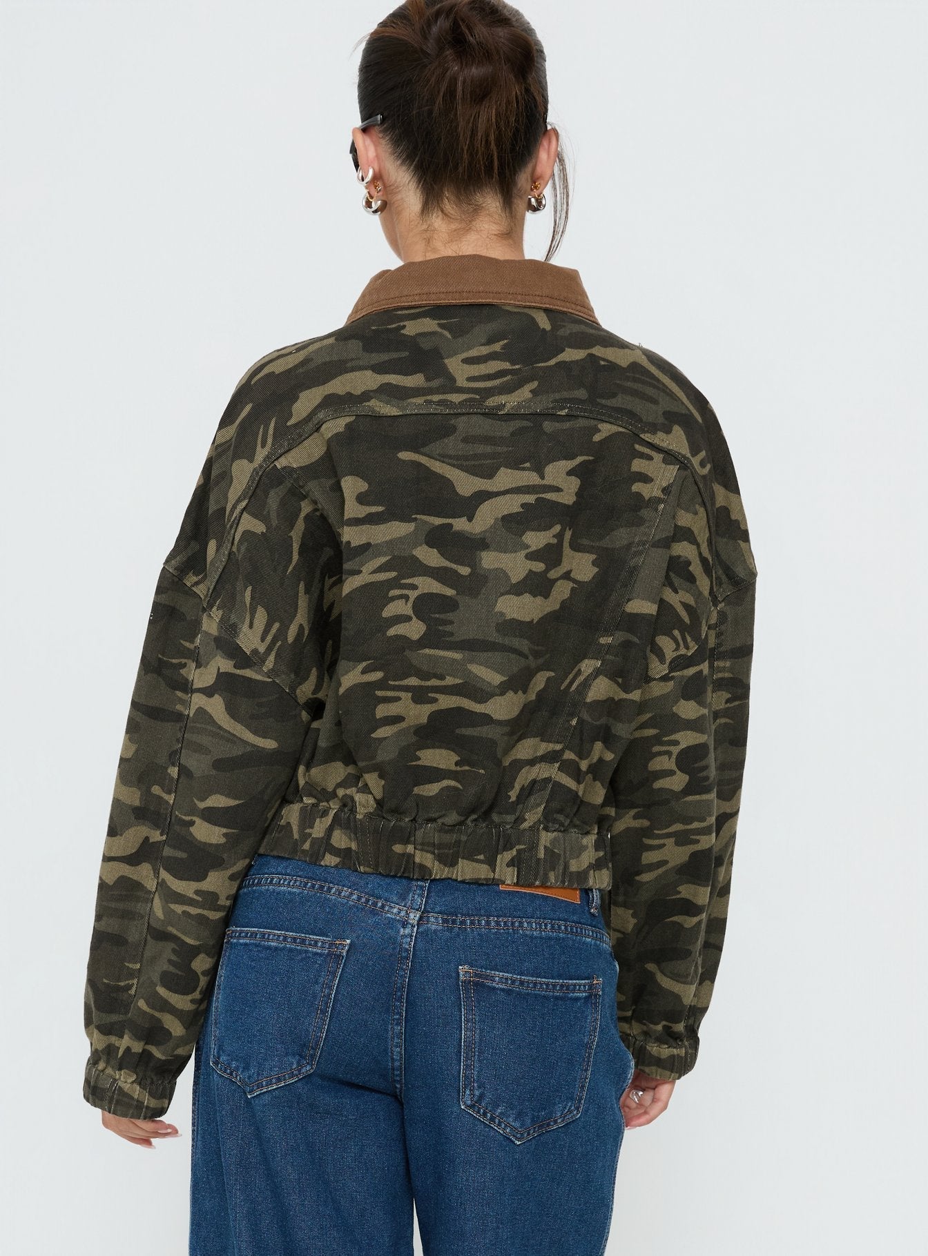 Ramix Oversized Bomber Jacket Camo